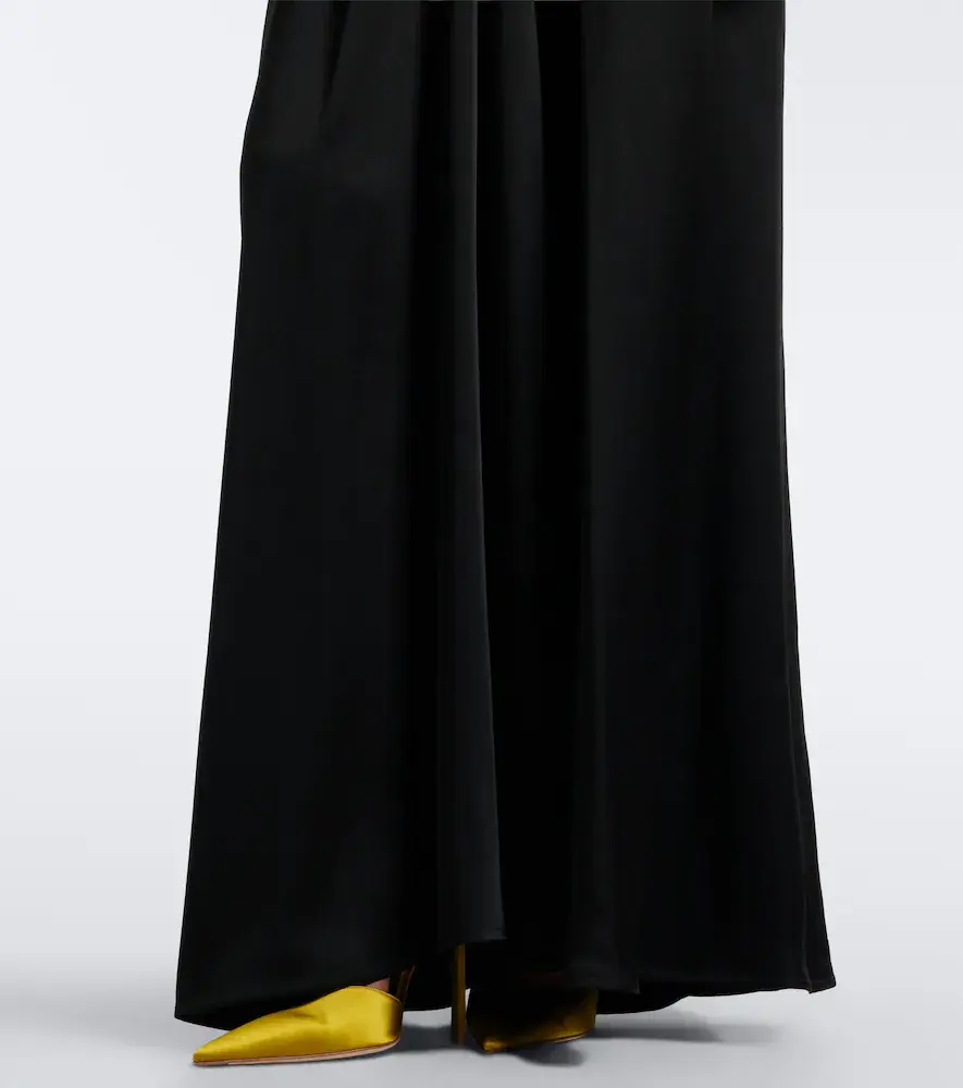 Victoria Beckham Aria draped satin gown | Thumbnail 4 Victoria Beckham Aria draped satin gown | Thumbnail 4
