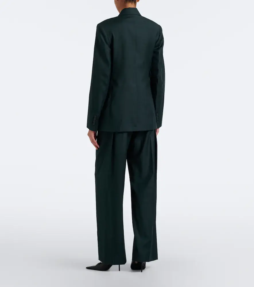 Victoria Beckham Ethel virgin wool wide-leg pants | Thumbnail 3 Victoria Beckham Ethel virgin wool wide-leg pants | Thumbnail 3