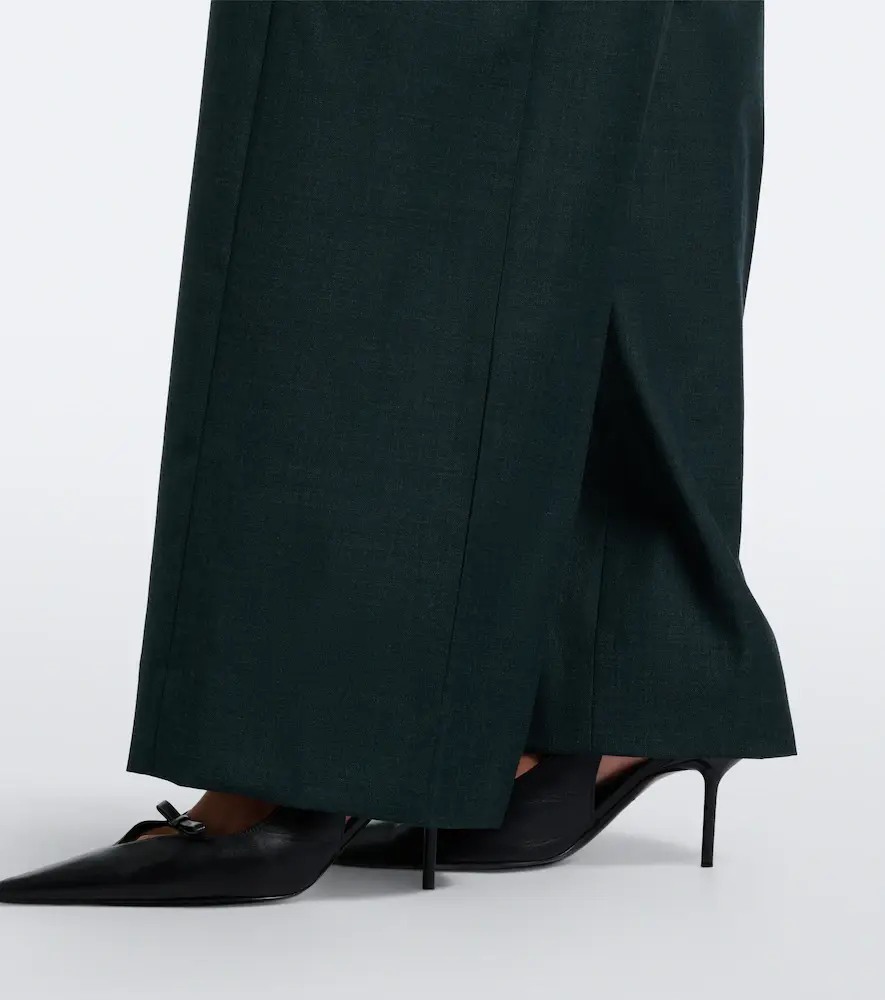 Victoria Beckham Ethel virgin wool wide-leg pants | Thumbnail 4 Victoria Beckham Ethel virgin wool wide-leg pants | Thumbnail 4
