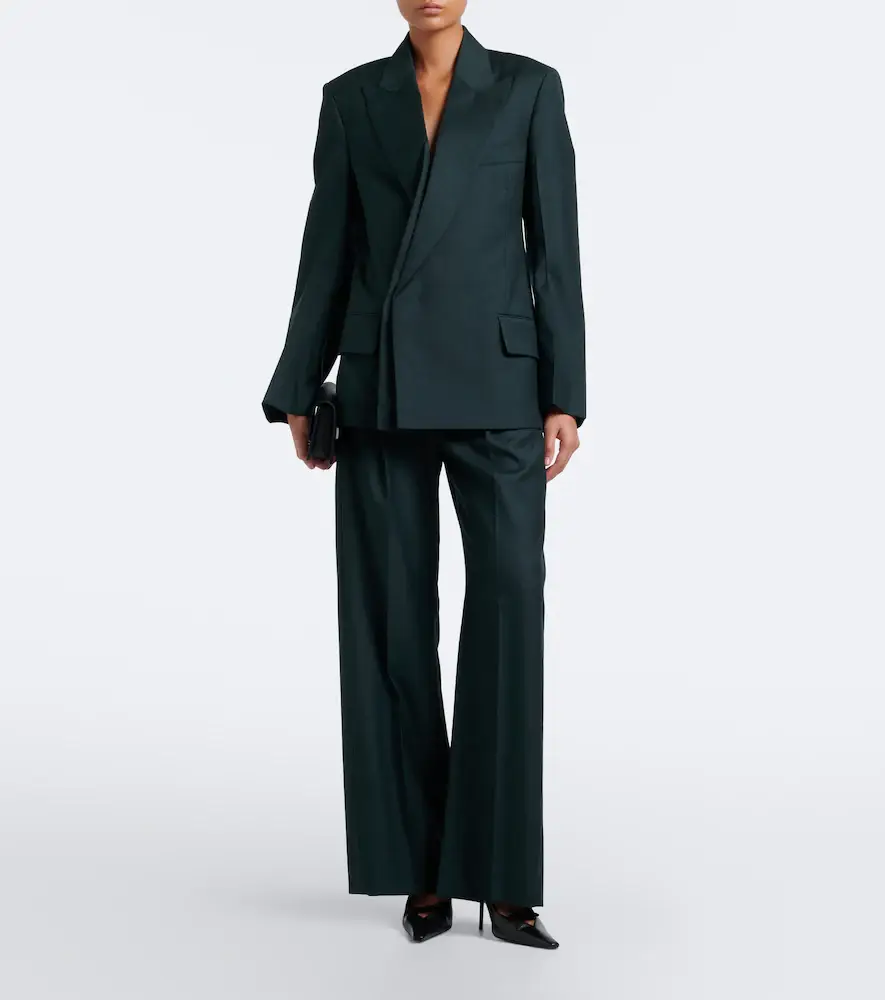Victoria Beckham Ethel virgin wool wide-leg pants | Thumbnail 6 Victoria Beckham Ethel virgin wool wide-leg pants | Thumbnail 6