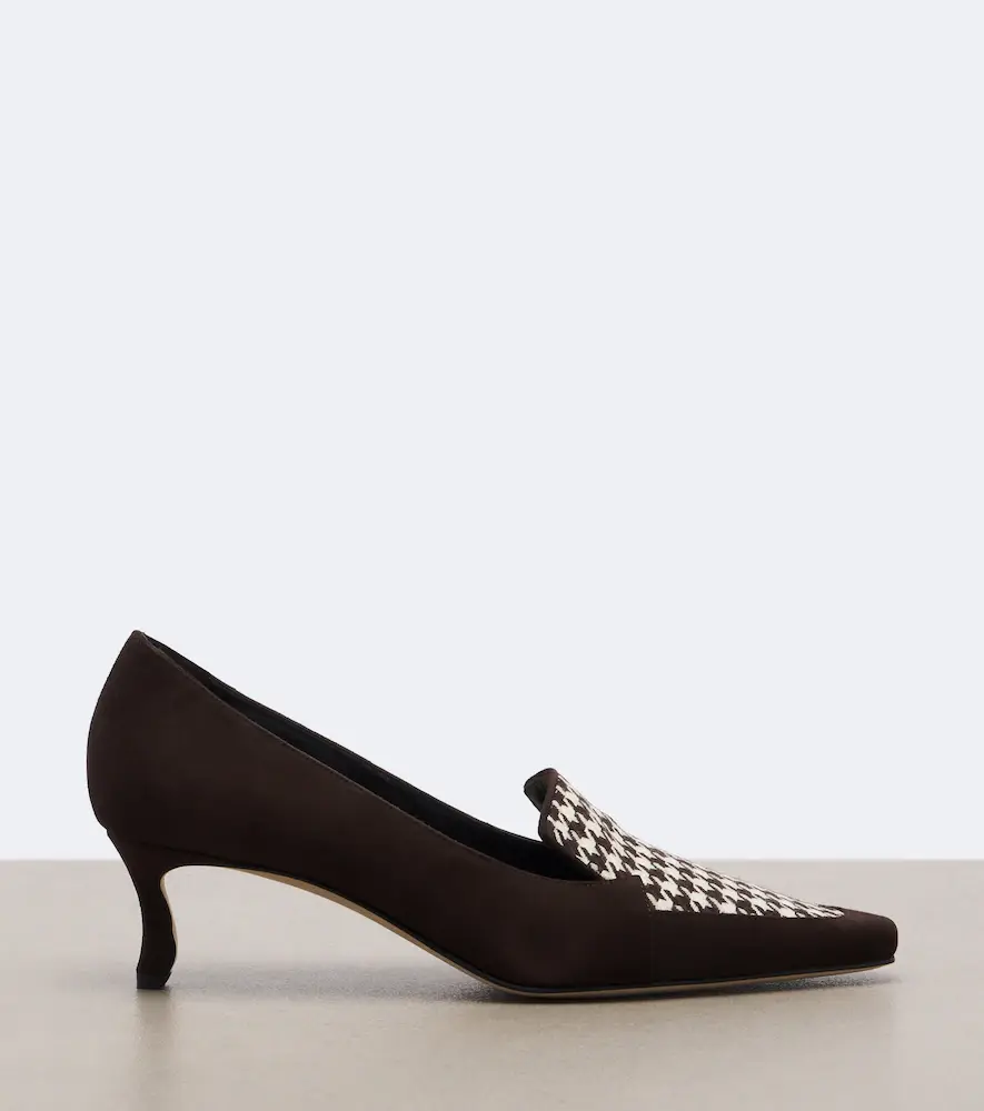 Manolo Blahnik Petusi houndstooth suede pumps | Thumbnail 4 Manolo Blahnik Petusi houndstooth suede pumps | Thumbnail 4