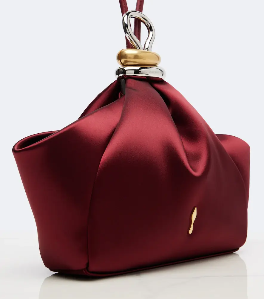 Christian Louboutin Sabrina Small crêpe satin clutch | Thumbnail 2 Christian Louboutin Sabrina Small crêpe satin clutch | Thumbnail 2