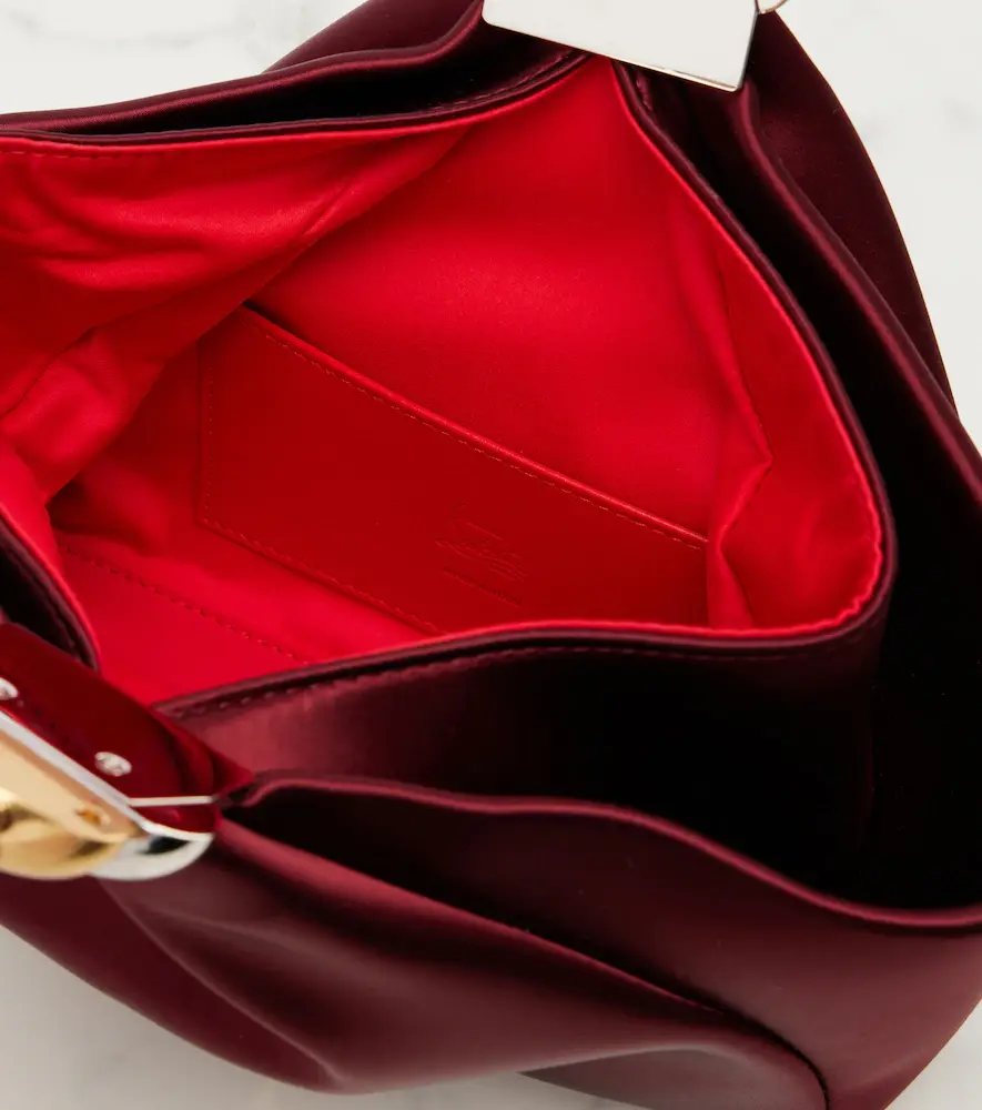 Christian Louboutin Sabrina Small crêpe satin clutch | Thumbnail 4 Christian Louboutin Sabrina Small crêpe satin clutch | Thumbnail 4
