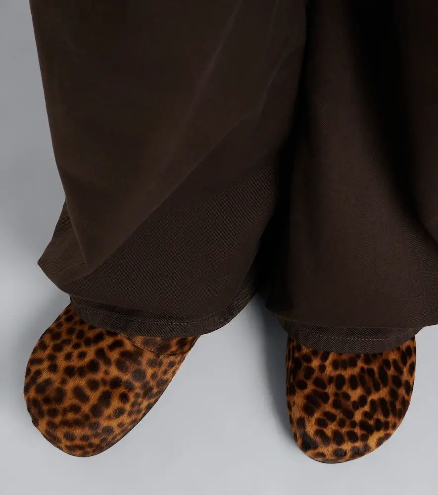 Ancient Greek Sandals Vasilitsa shearling-trimmed calf hair clogs | Thumbnail 6 Ancient Greek Sandals Vasilitsa shearling-trimmed calf hair clogs | Thumbnail 6