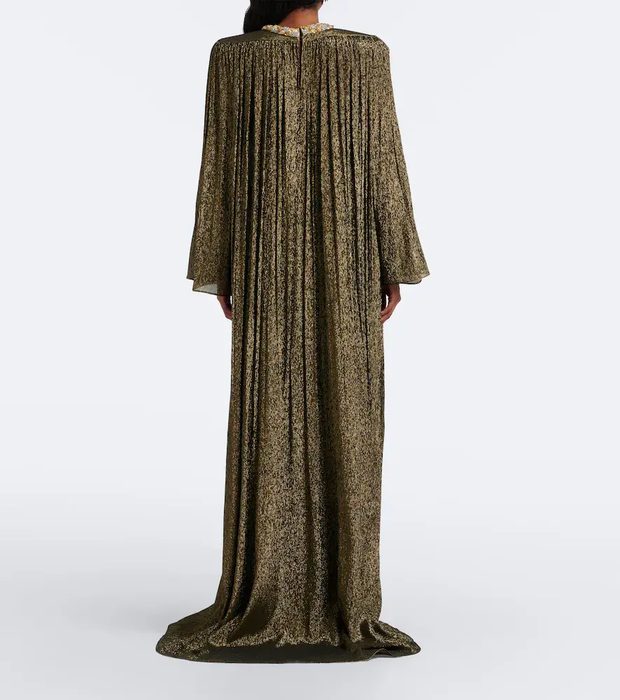Valentino Garavani Embellished silk-blend gown | Thumbnail 2