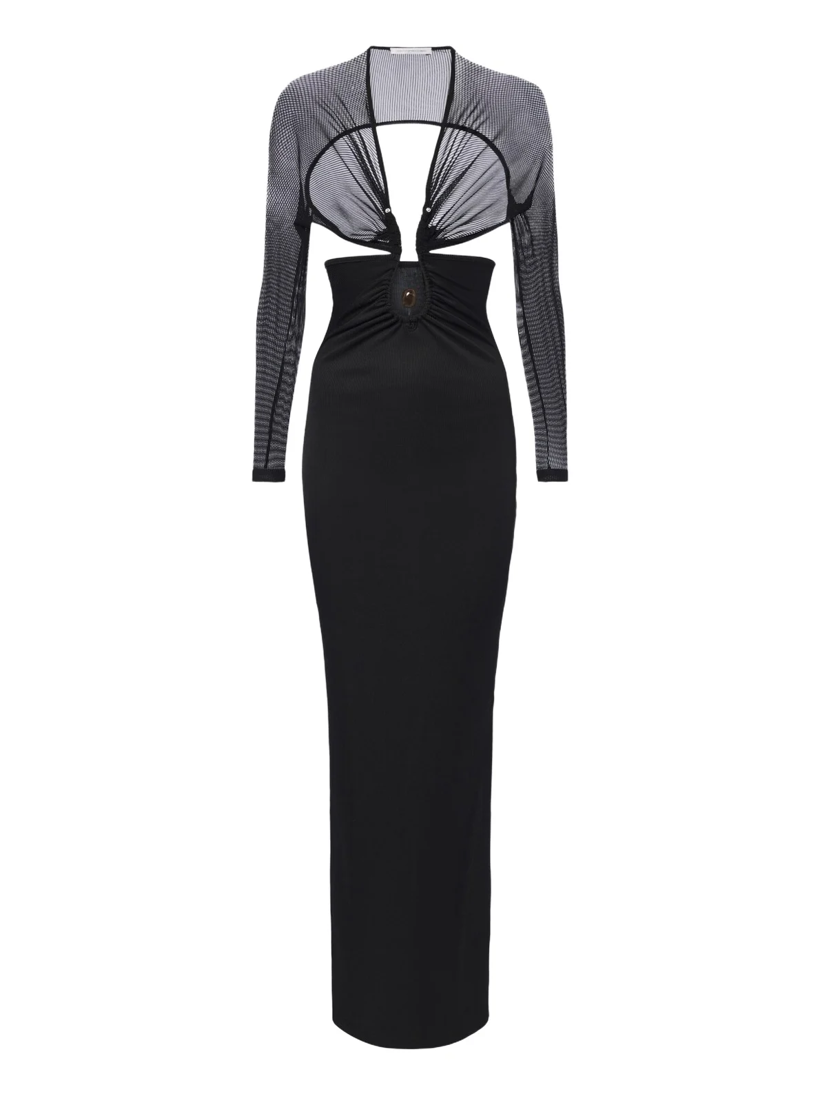 Orbit cutout embellished maxi dress