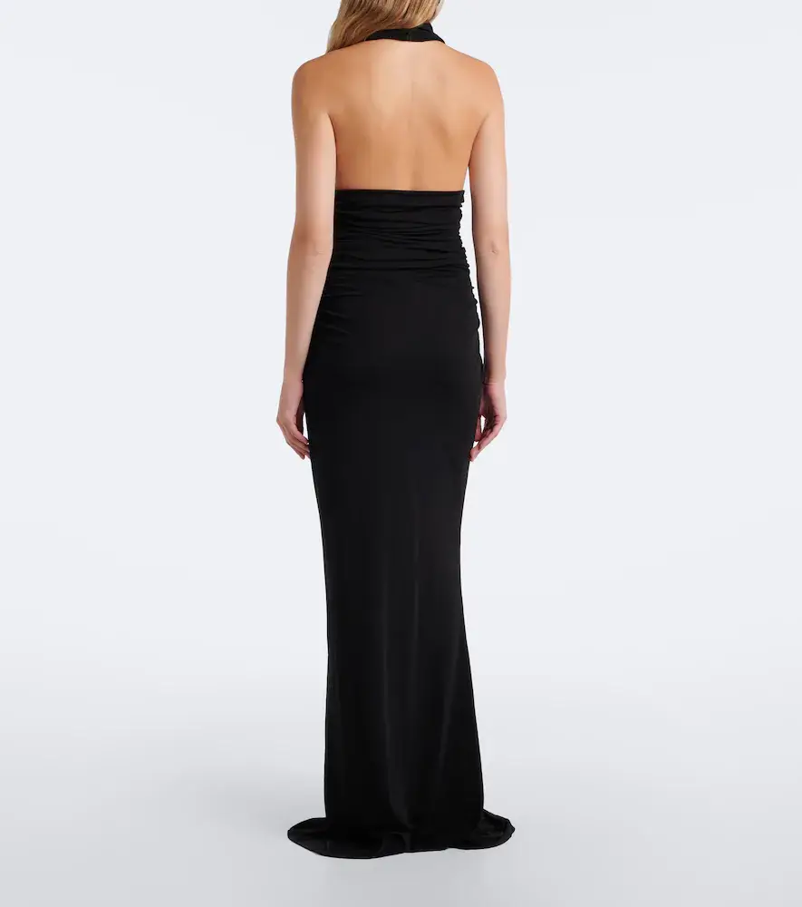 Christopher Esber Draped halterneck jersey gown | Thumbnail 3