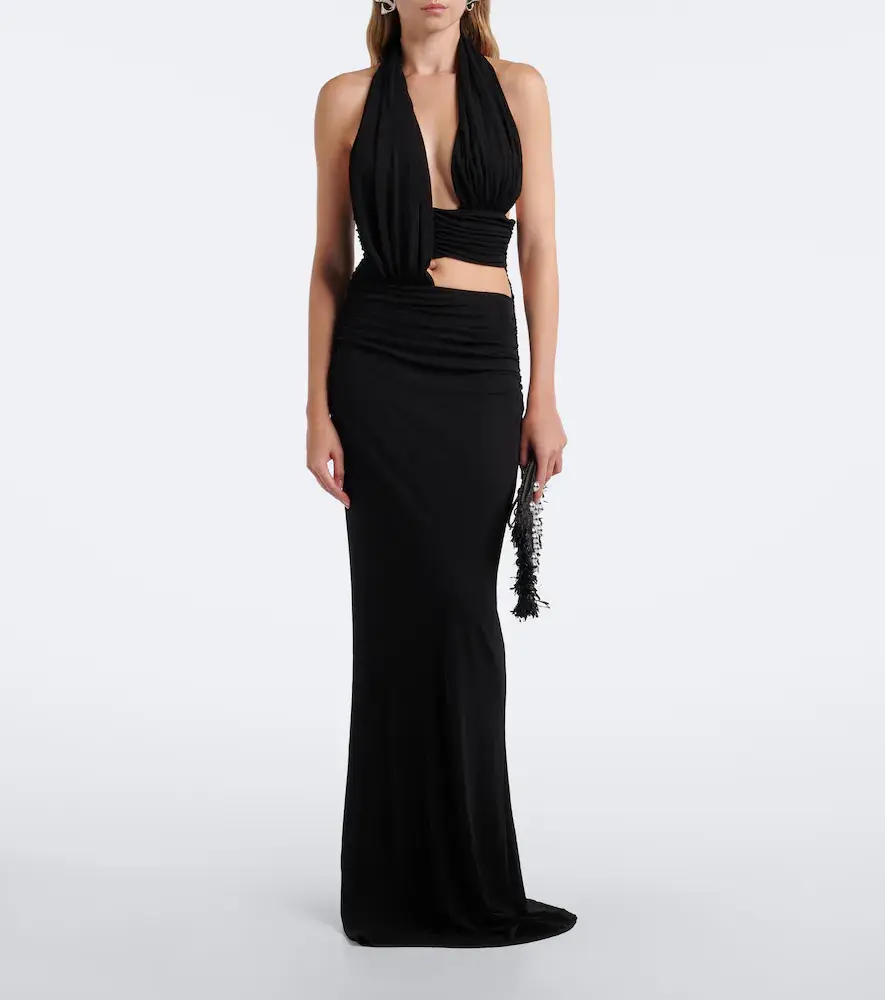 Christopher Esber Draped halterneck jersey gown | Thumbnail 4
