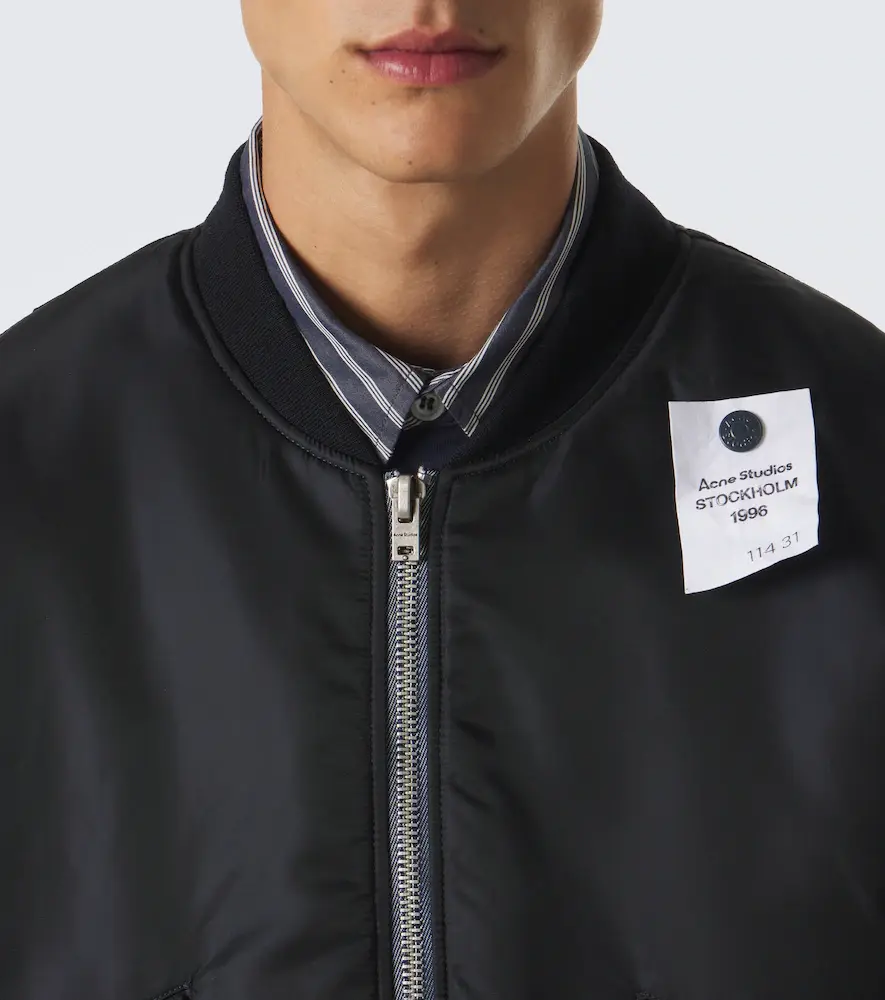 Acne Studios Logo bomber jacket | Thumbnail 4 Acne Studios Logo bomber jacket | Thumbnail 4