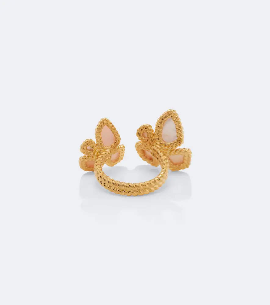 Zimmermann Bloom Toi Et Moi mother-of-pearl gold-plated ring | Thumbnail 2