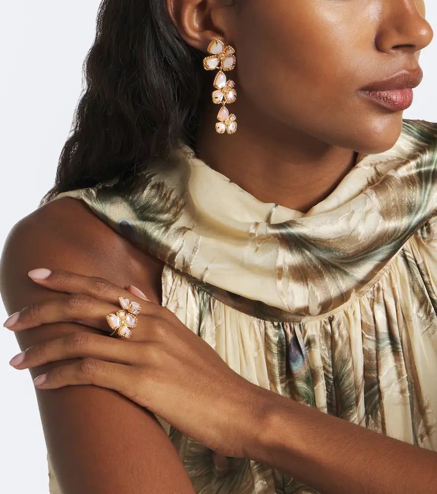 Zimmermann Bloom Toi Et Moi mother-of-pearl gold-plated ring | Thumbnail 5