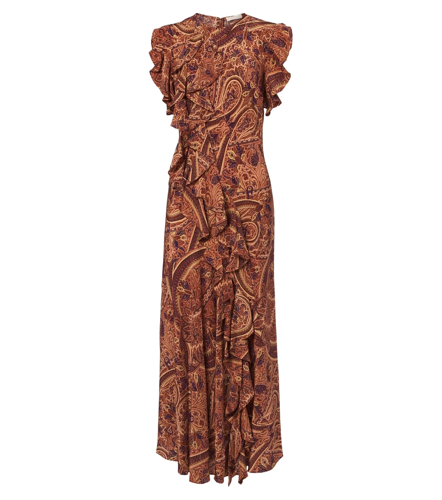 Ameline silk crêpe de chine midi dress