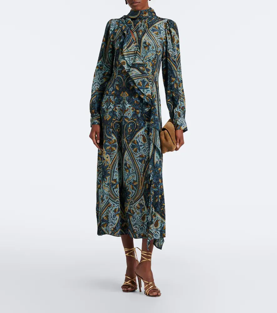 Ulla Johnson Sabrina silk crêpe de chine midi dress | Thumbnail 2