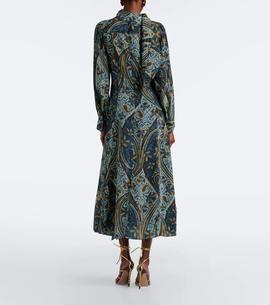 Ulla Johnson Sabrina silk crêpe de chine midi dress | Thumbnail 5