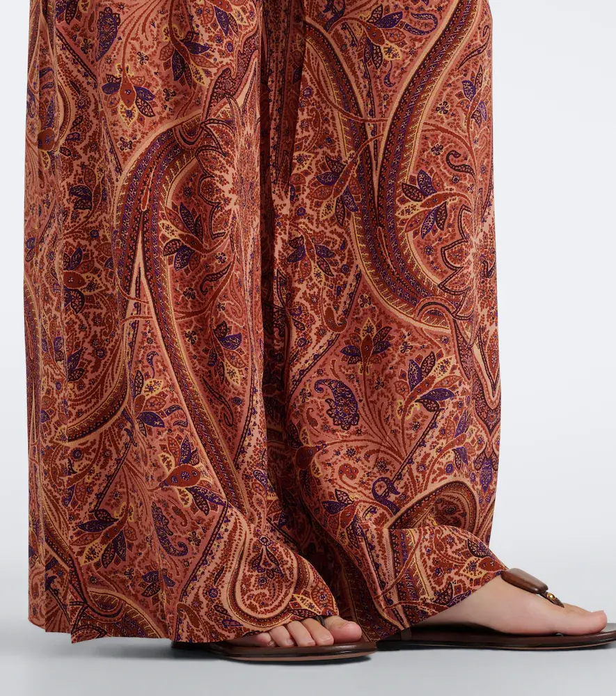 Ulla Johnson Sawyer silk crêpe de chine wide-leg pants | Thumbnail 4 Ulla Johnson Sawyer silk crêpe de chine wide-leg pants | Thumbnail 4