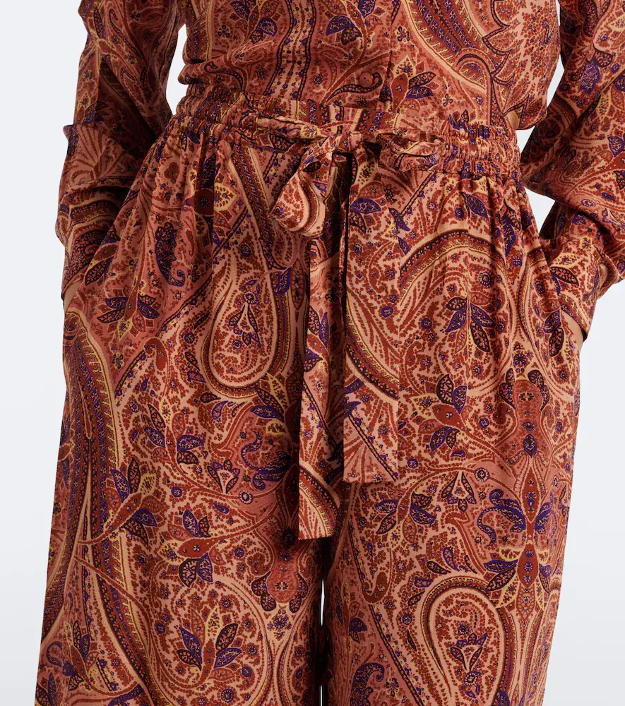 Ulla Johnson Sawyer silk crêpe de chine wide-leg pants | Thumbnail 5 Ulla Johnson Sawyer silk crêpe de chine wide-leg pants | Thumbnail 5