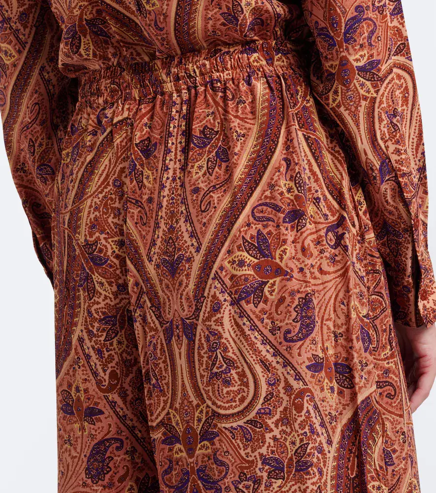 Ulla Johnson Sawyer silk crêpe de chine wide-leg pants | Thumbnail 6 Ulla Johnson Sawyer silk crêpe de chine wide-leg pants | Thumbnail 6