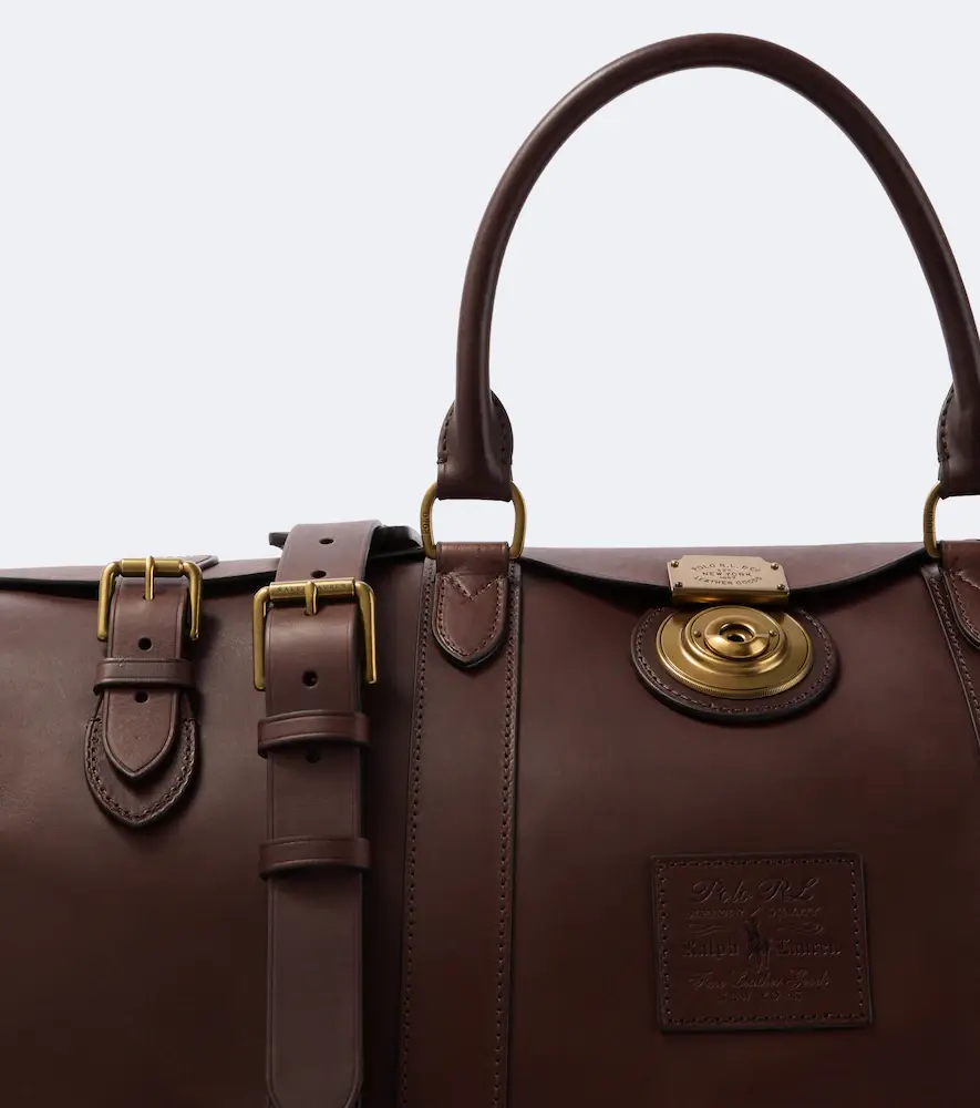 Polo Ralph Lauren Heritage Lock Large leather duffel bag | Thumbnail 4 Polo Ralph Lauren Heritage Lock Large leather duffel bag | Thumbnail 4