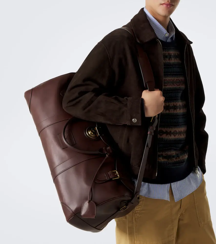 Polo Ralph Lauren Heritage Lock Large leather duffel bag | Thumbnail 5 Polo Ralph Lauren Heritage Lock Large leather duffel bag | Thumbnail 5