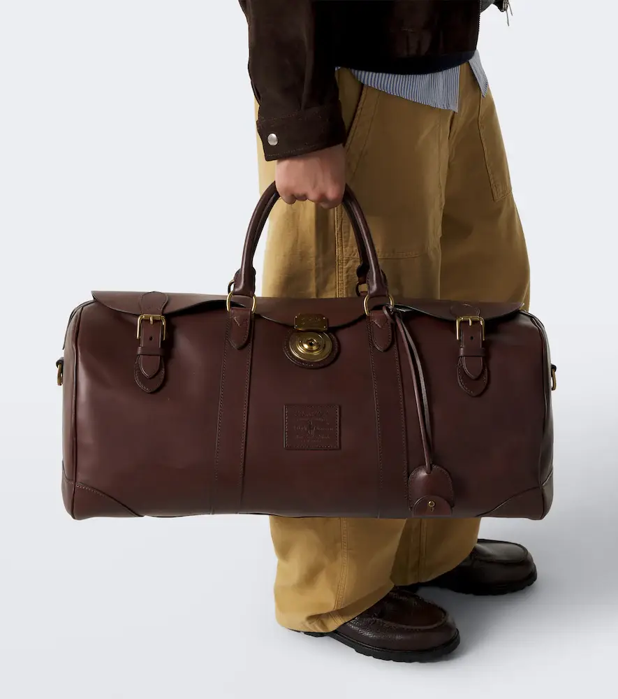 Polo Ralph Lauren Heritage Lock Large leather duffel bag | Thumbnail 6 Polo Ralph Lauren Heritage Lock Large leather duffel bag | Thumbnail 6