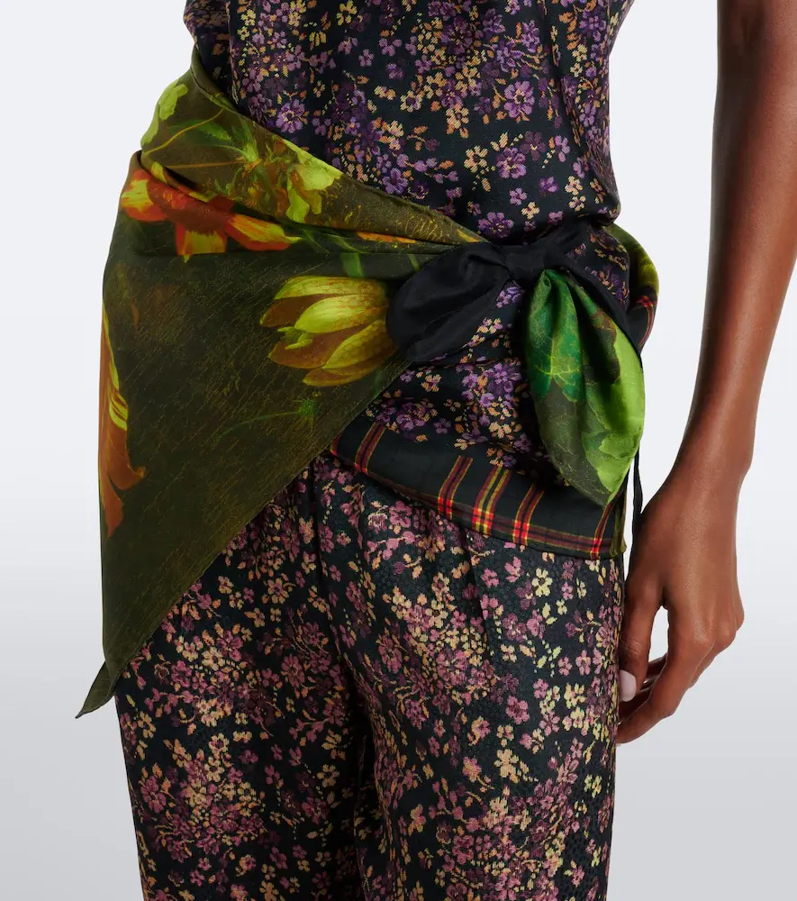 Dries Van Noten Floral silk halterneck top | Thumbnail 6 Dries Van Noten Floral silk halterneck top | Thumbnail 6