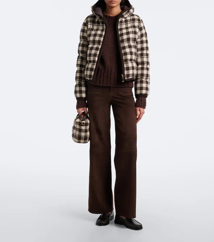 Frame Le Slim Palazzo suede wide-leg pants | Thumbnail 5 Frame Le Slim Palazzo suede wide-leg pants | Thumbnail 5