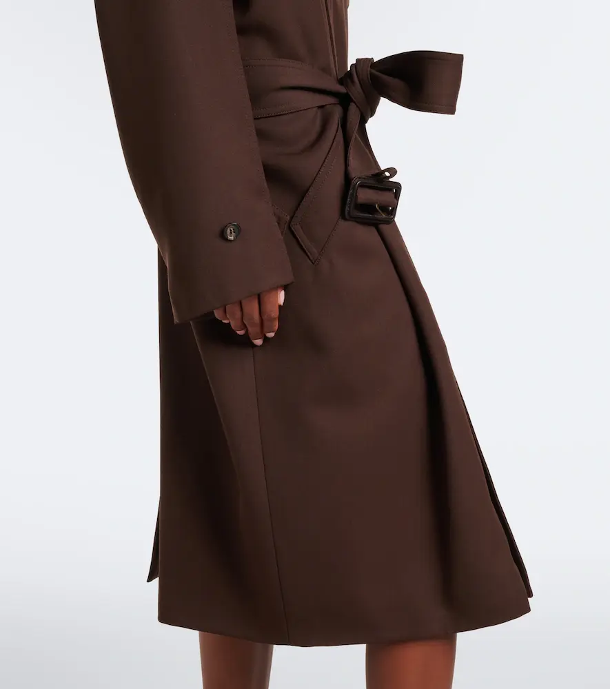 Saint Laurent Double-breasted wool trench coat | Thumbnail 6 Saint Laurent Double-breasted wool trench coat | Thumbnail 6