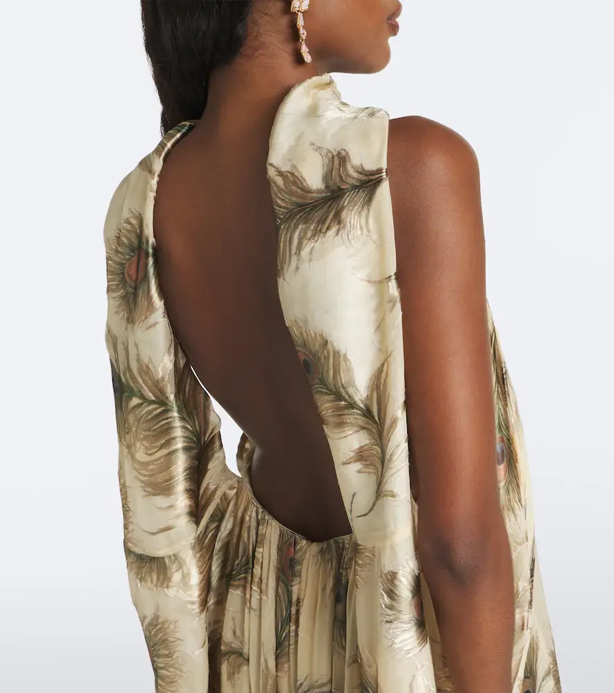 Zimmermann Ascent Burnout printed silk halterneck gown | Thumbnail 2 Zimmermann Ascent Burnout printed silk halterneck gown | Thumbnail 2