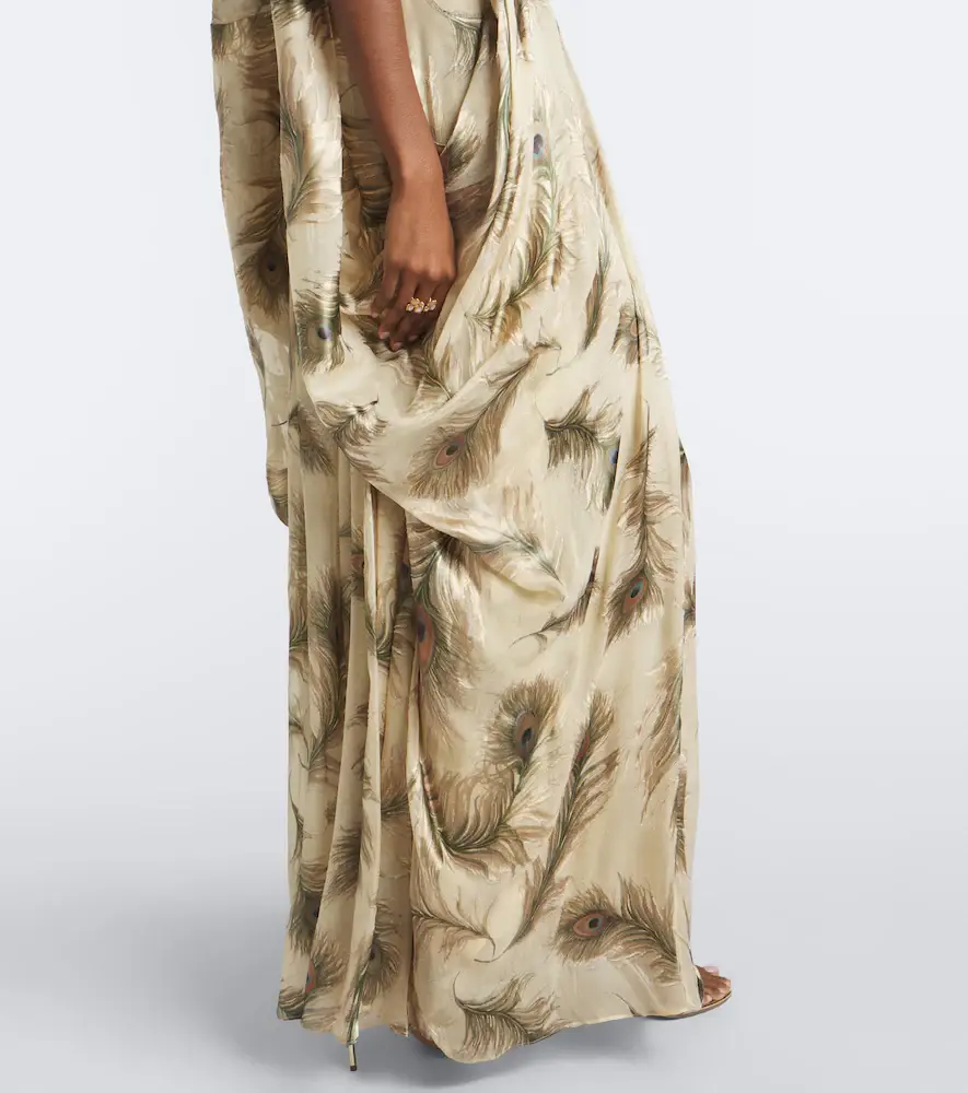 Zimmermann Ascent Burnout printed silk halterneck gown | Thumbnail 4 Zimmermann Ascent Burnout printed silk halterneck gown | Thumbnail 4