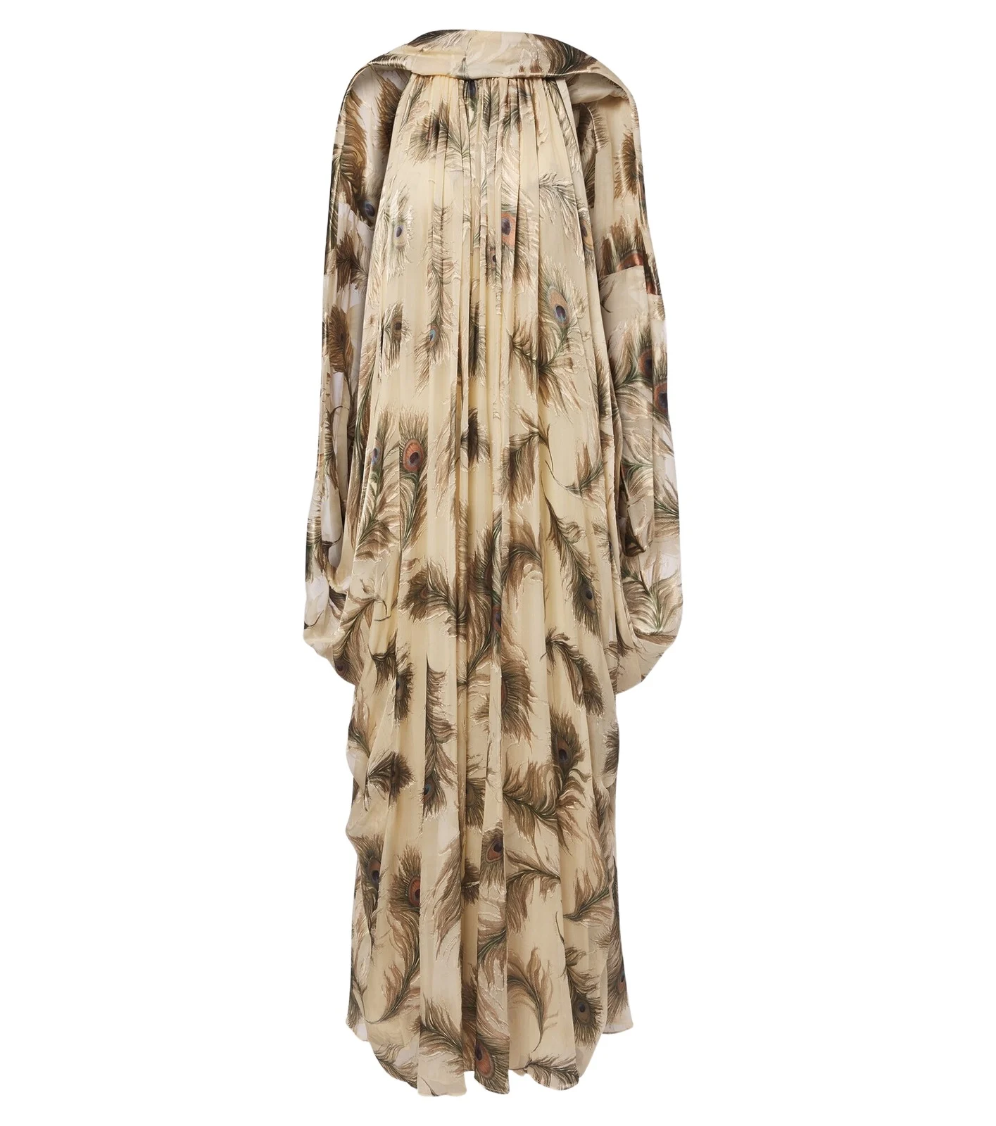 Ascent Burnout printed silk halterneck gown Ascent Burnout printed silk halterneck gown
