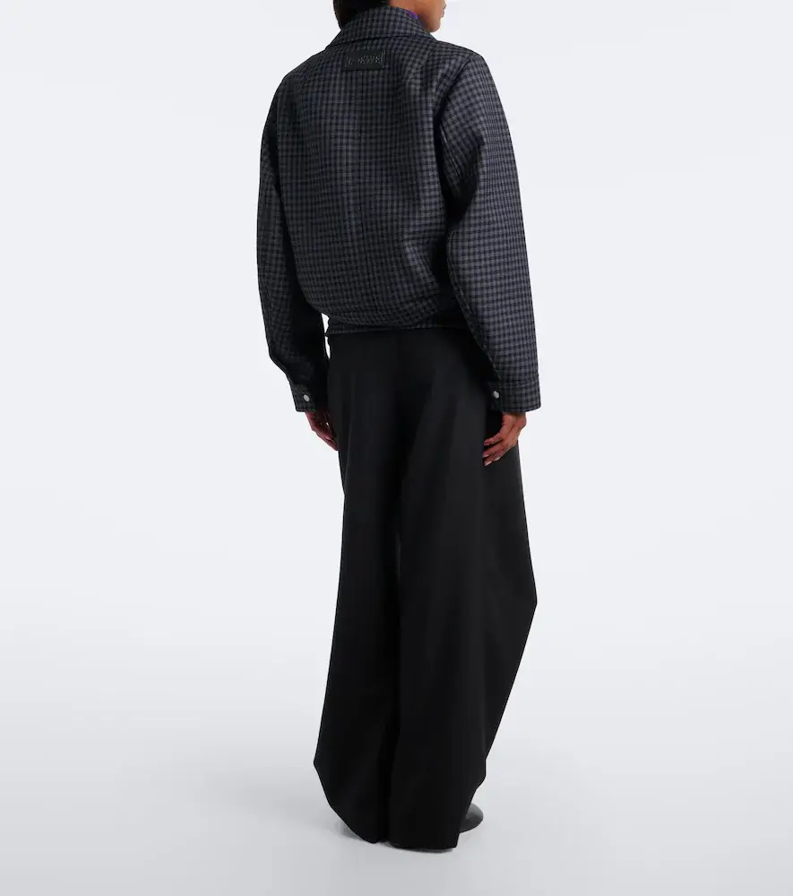 Loewe Draped wool wide-leg pants | Thumbnail 2 Loewe Draped wool wide-leg pants | Thumbnail 2