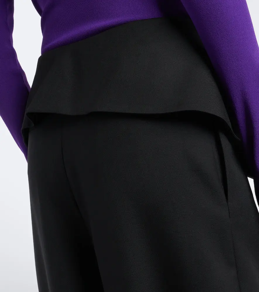 Loewe Draped wool wide-leg pants | Thumbnail 5 Loewe Draped wool wide-leg pants | Thumbnail 5