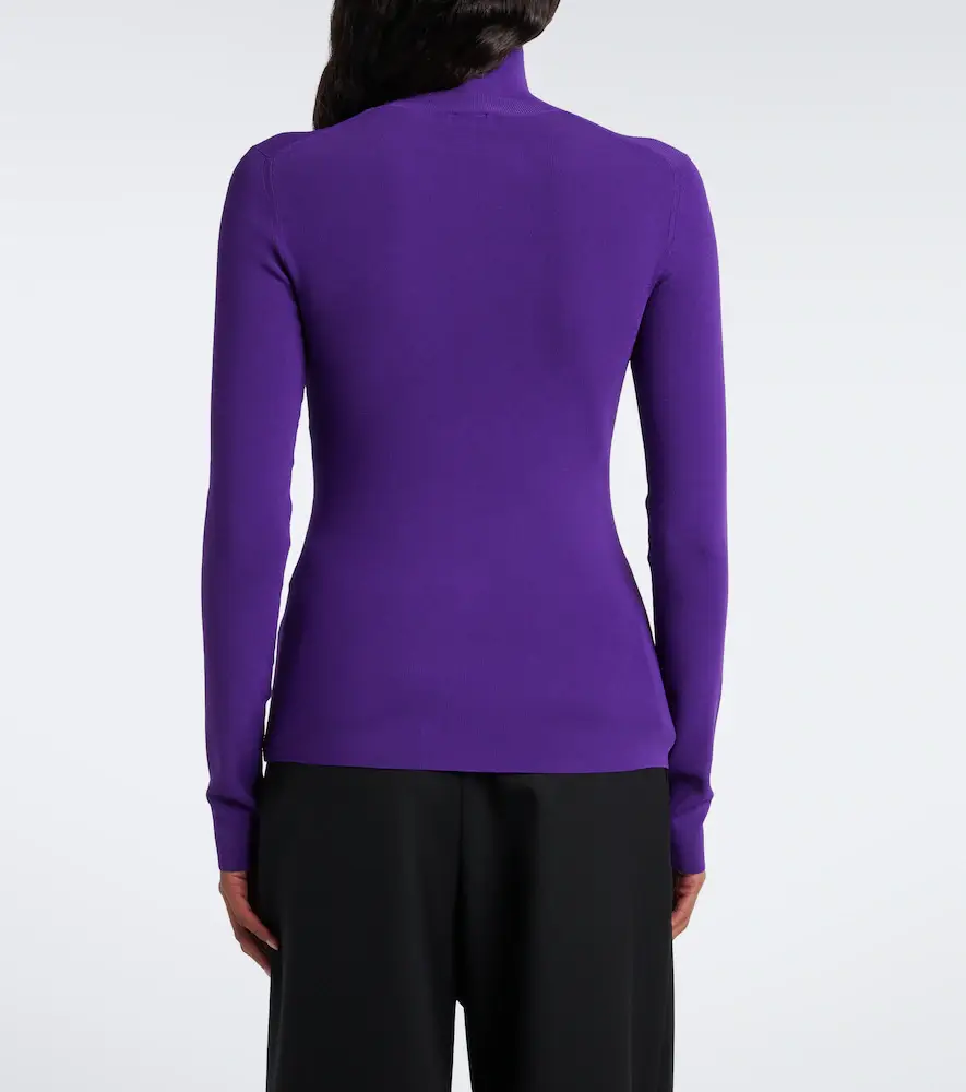 Loewe Double L jersey turtleneck top | Thumbnail 3