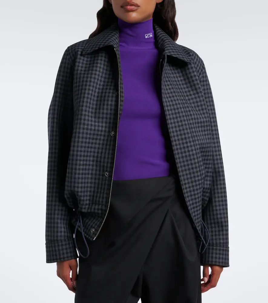 Loewe Double L jersey turtleneck top | Thumbnail 4