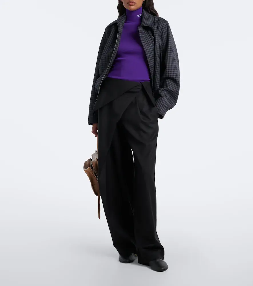 Loewe Double L jersey turtleneck top | Thumbnail 5