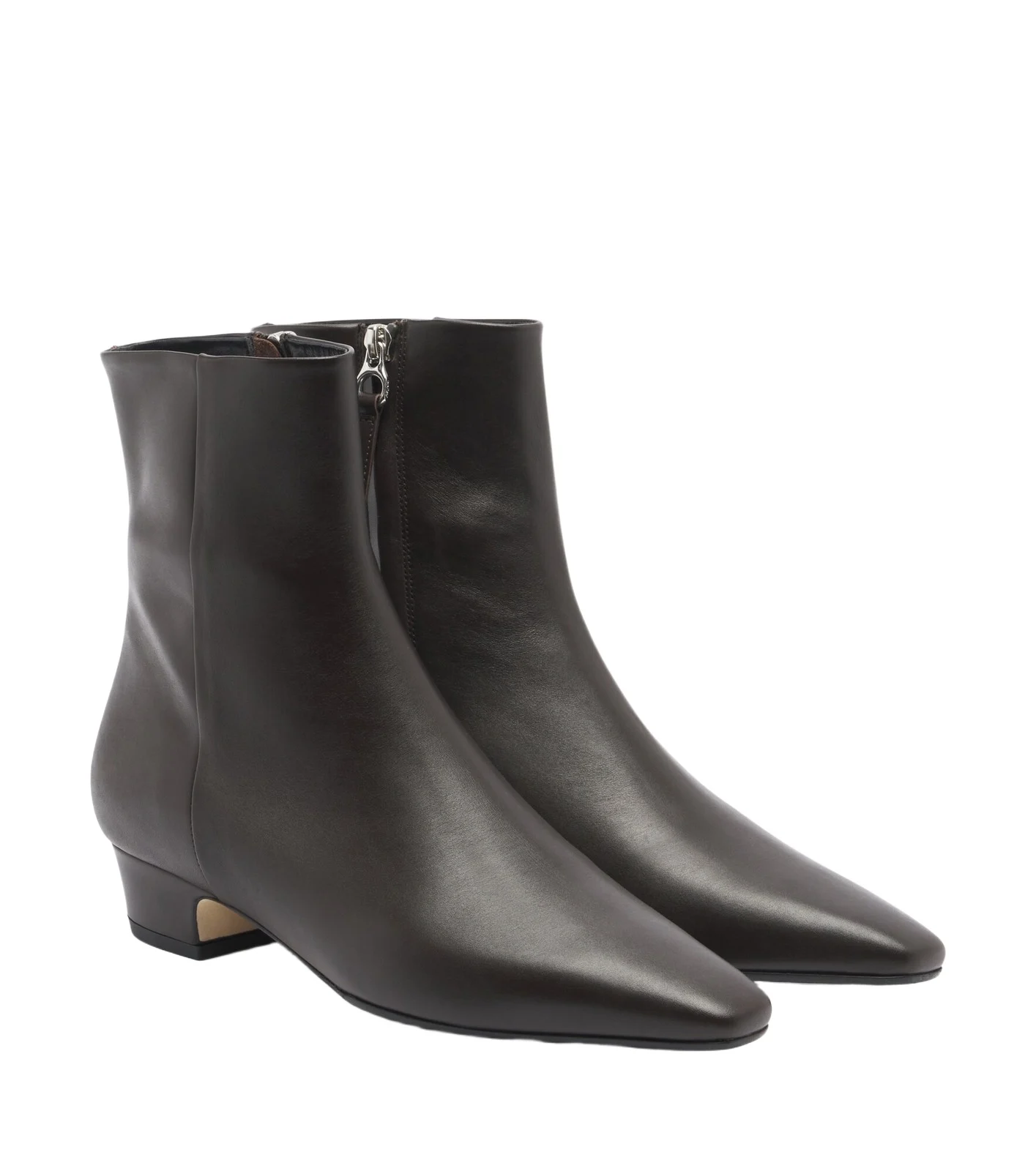 aeyde Yasmin leather ankle boots