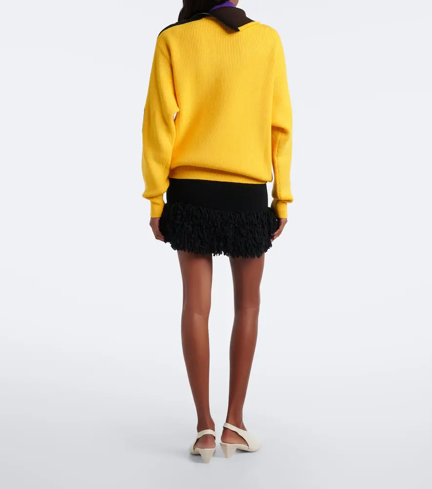 Loewe Fringed wool-blend miniskirt | Thumbnail 5 Loewe Fringed wool-blend miniskirt | Thumbnail 5