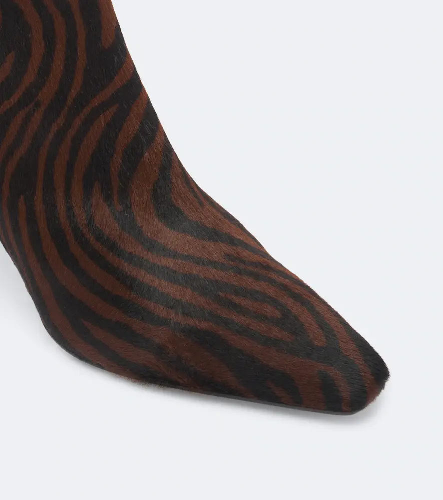 aeyde Maris printed calf hair ankle boots | Thumbnail 3 aeyde Maris printed calf hair ankle boots | Thumbnail 3