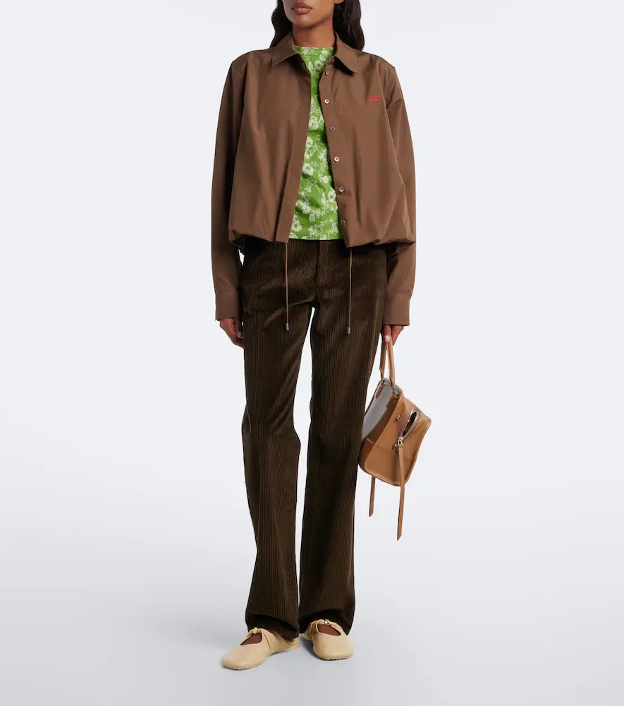 Loewe Cotton corduroy straight pants | Thumbnail 3