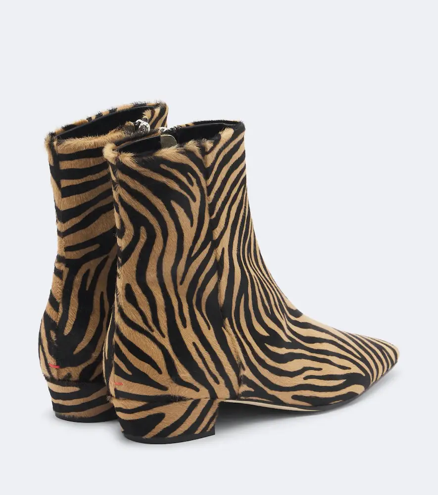 aeyde Lila zebra-print calf hair ankle boots | Thumbnail 3 aeyde Lila zebra-print calf hair ankle boots | Thumbnail 3