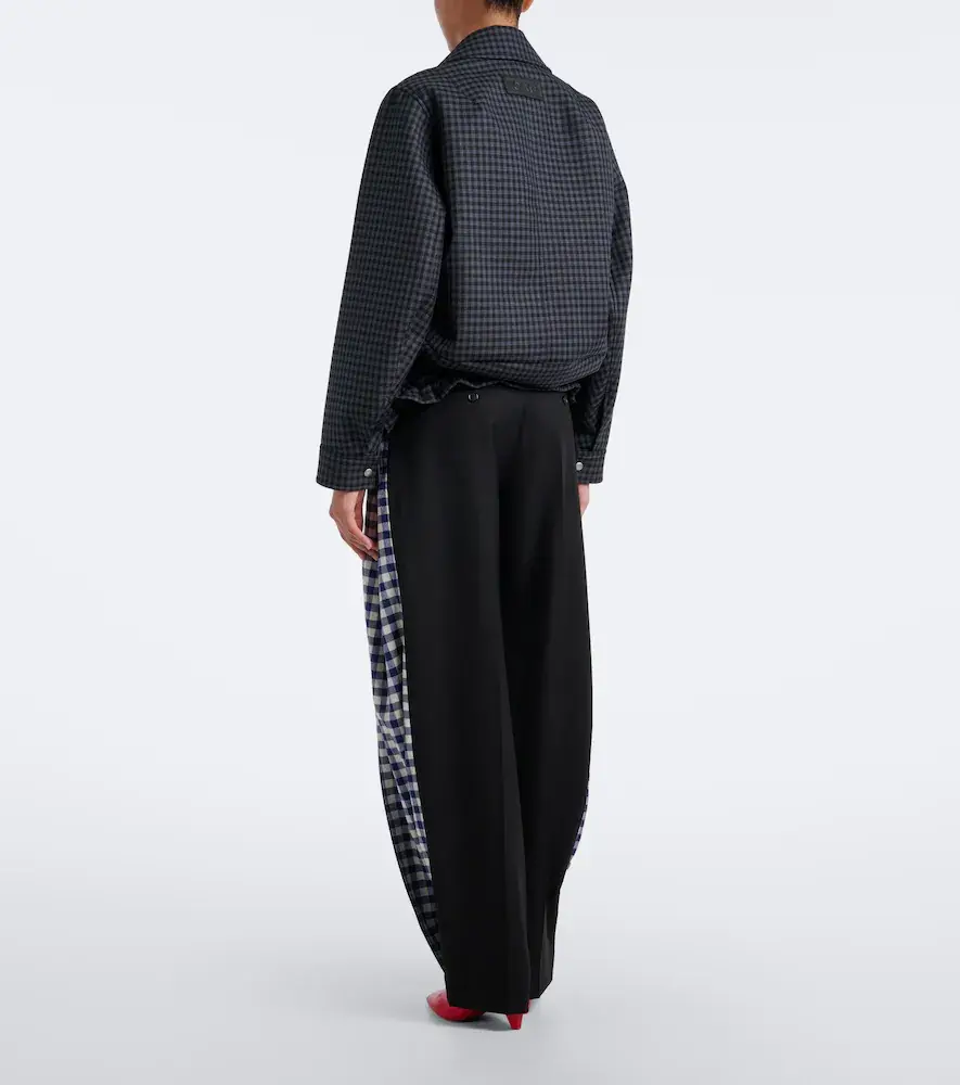 Loewe Wool wide-leg pants | Thumbnail 4 Loewe Wool wide-leg pants | Thumbnail 4