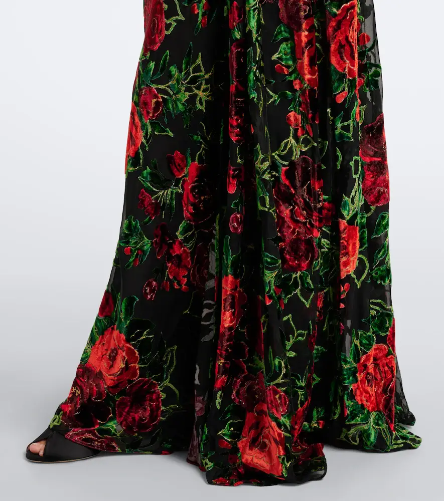 Rodarte Floral devoré velvet gown | Thumbnail 3