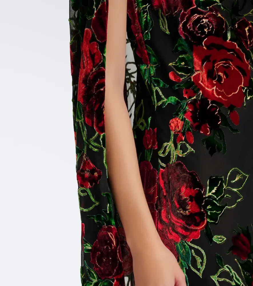 Rodarte Floral devoré velvet gown | Thumbnail 6