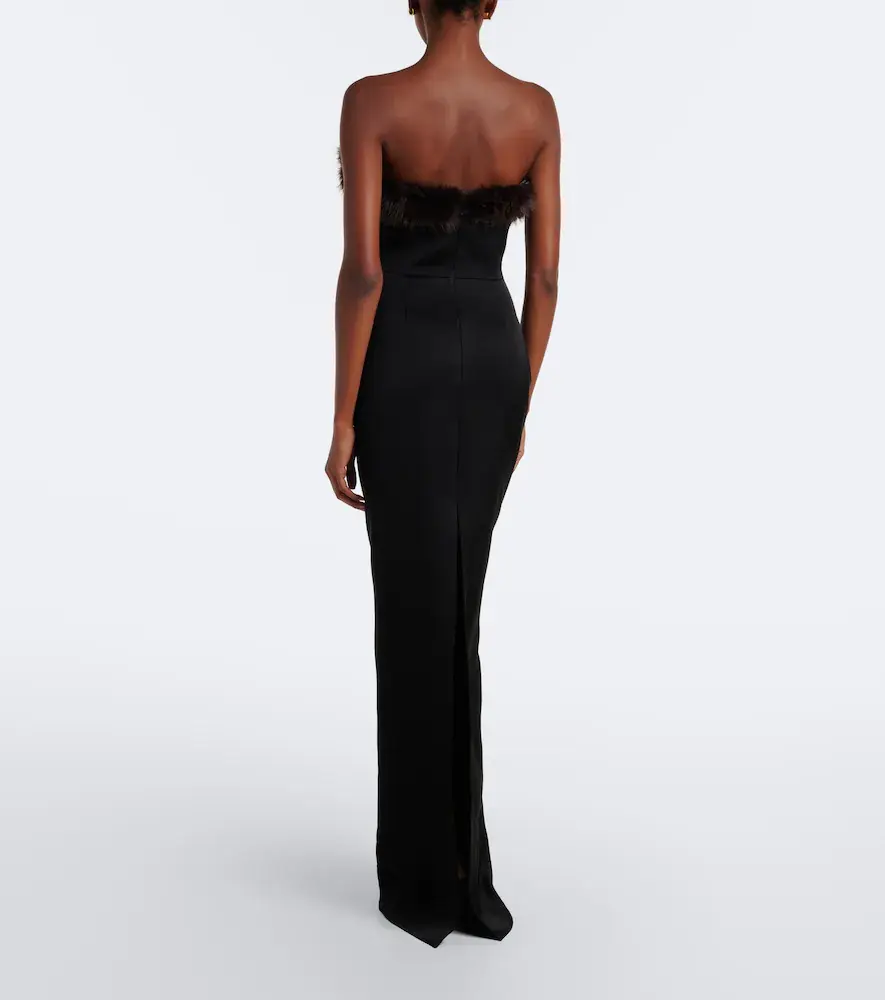 David Koma Strapless bustier gown | Thumbnail 3