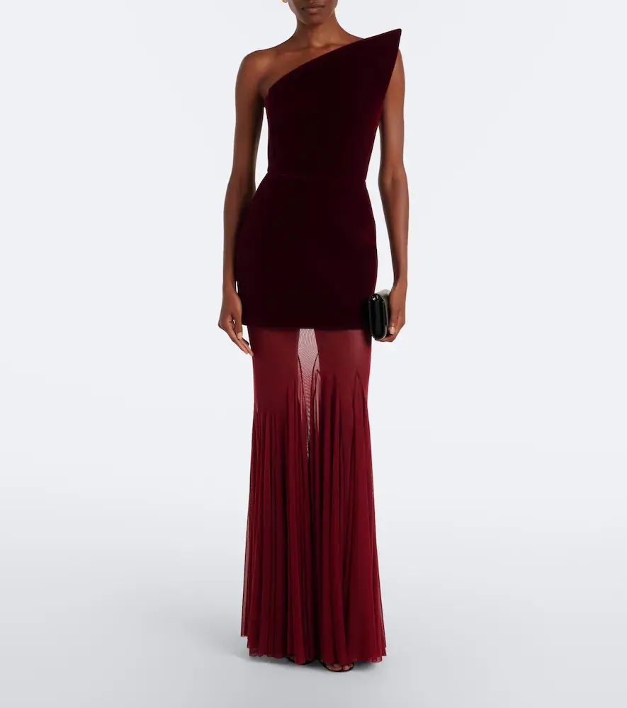 David Koma Velvet gown | Thumbnail 2 David Koma Velvet gown | Thumbnail 2