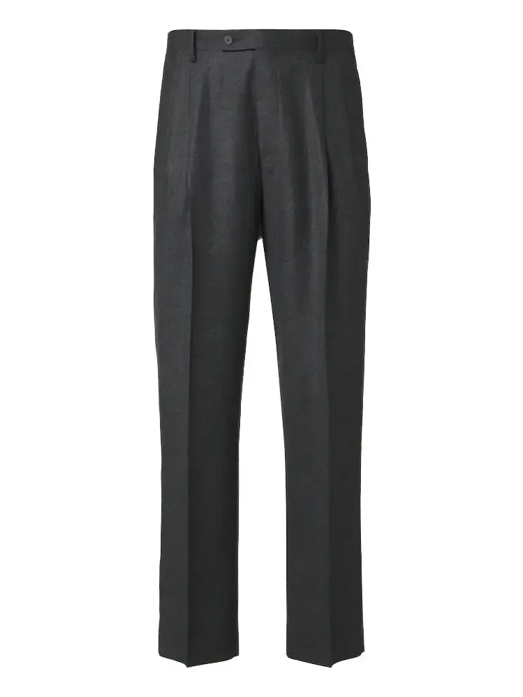 Wool straight pants Wool straight pants