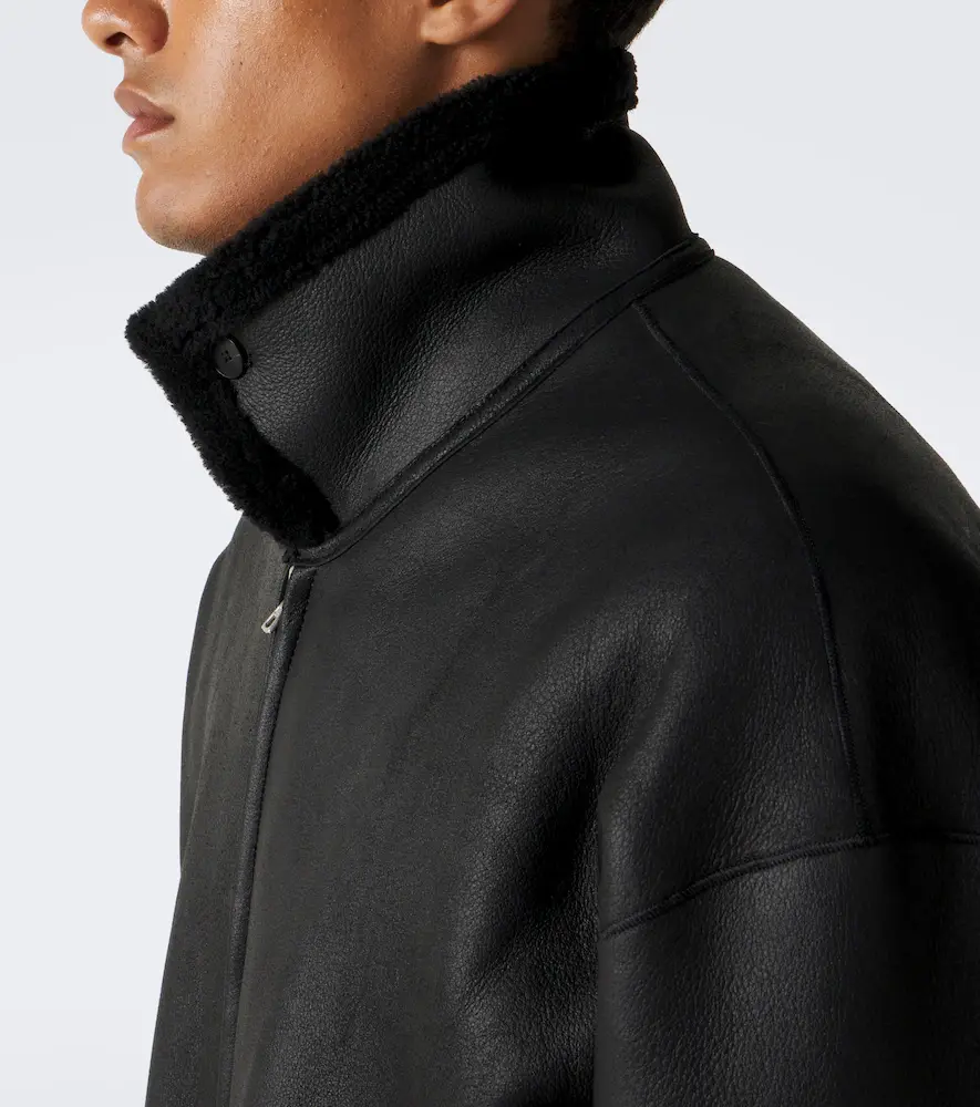 Auralee Reversible shearling jacket | Thumbnail 4 Auralee Reversible shearling jacket | Thumbnail 4