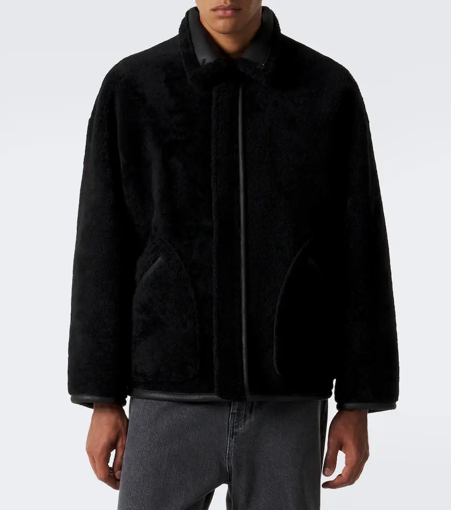 Auralee Reversible shearling jacket | Thumbnail 6 Auralee Reversible shearling jacket | Thumbnail 6