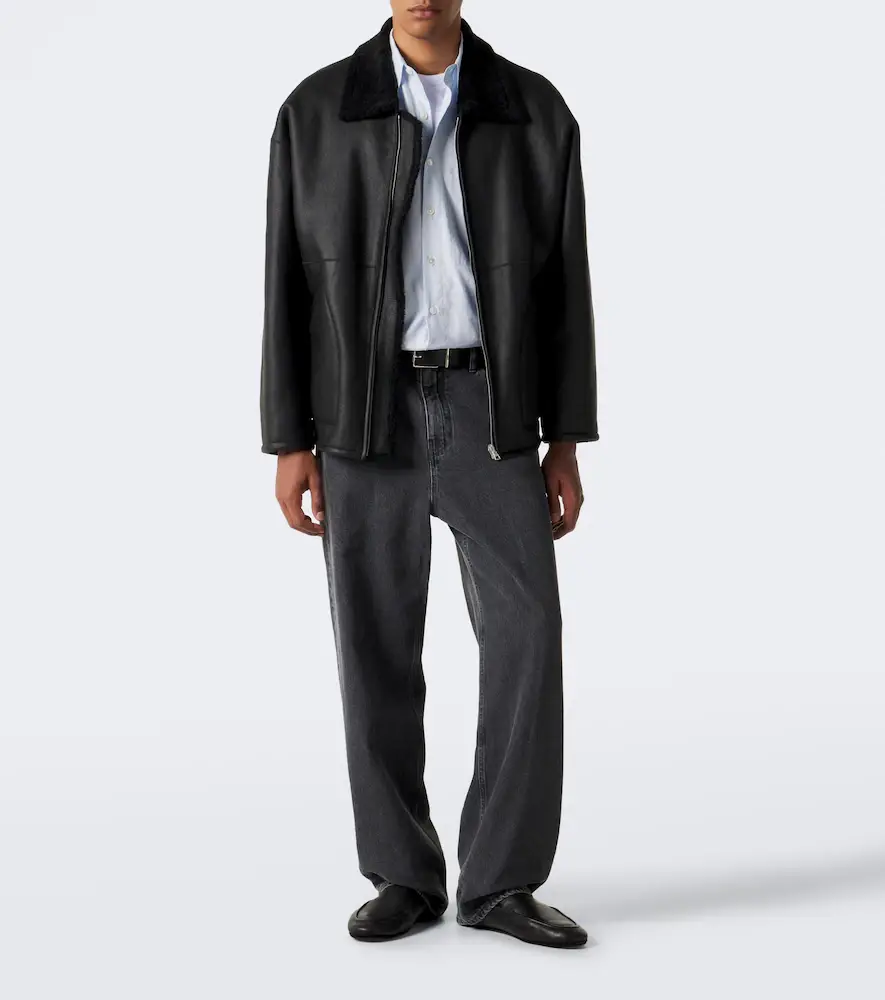 Auralee Reversible shearling jacket | Thumbnail 7 Auralee Reversible shearling jacket | Thumbnail 7