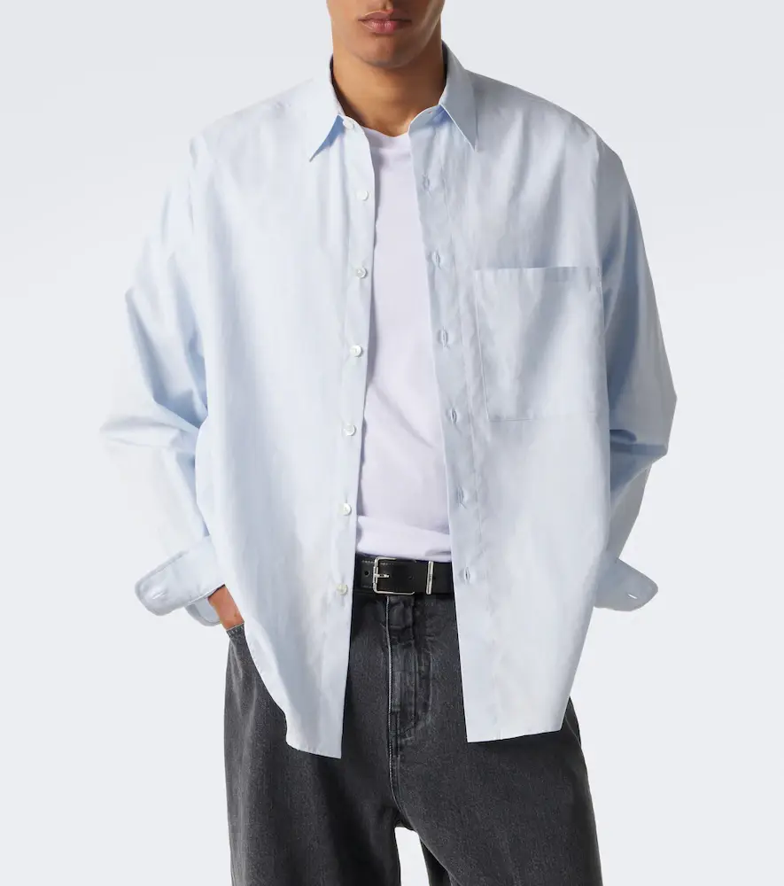 Auralee Cotton twill shirt | Thumbnail 4 Auralee Cotton twill shirt | Thumbnail 4